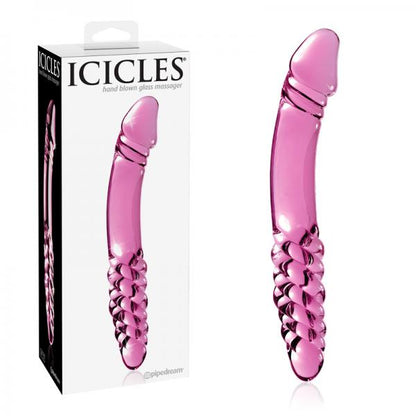 Icicles No 57 Glass Double Dildo Pink - Dildos - www.Coyha.com