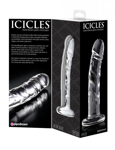 Icicles No. 62 Clear Glass Dildo - Dildos - www.Coyha.com