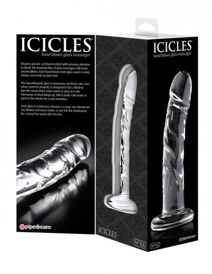 Icicles No. 62 Clear Glass Dildo - Dildos - www.Coyha.com