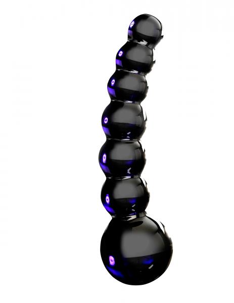 Icicles No 66 Glass Massager Black - Dildos - www.Coyha.com