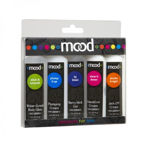 Mood Pleasure For Him 5 Pack 1 oz Bottles - Lubes & Lotions - www.Coyha.com