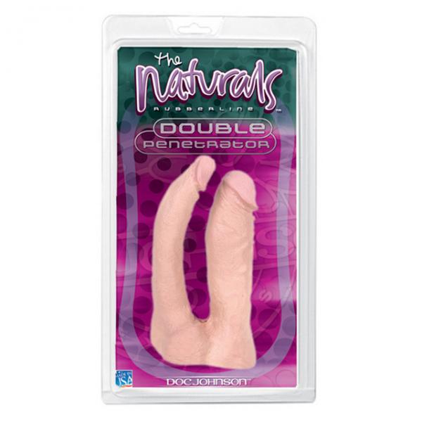 The Naturals Double Penetrator Beige Dildo - Anal Toys - www.Coyha.com