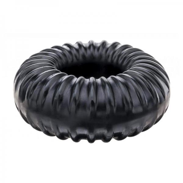 Ribbed Ring - Black - Men's Toys - www.Coyha.com