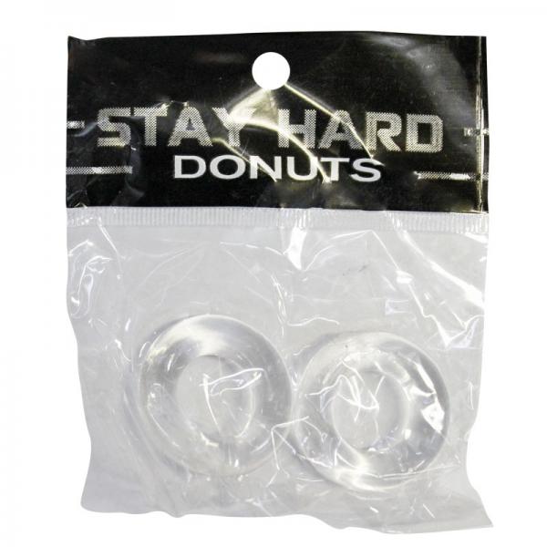 Thick Power Stretch Donuts 2 Pack Clear - Men's Toys - www.Coyha.com