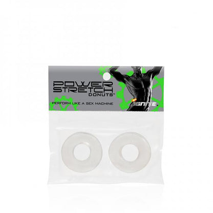 Thick Power Stretch Donuts 2 Pack Clear - Men's Toys - www.Coyha.com