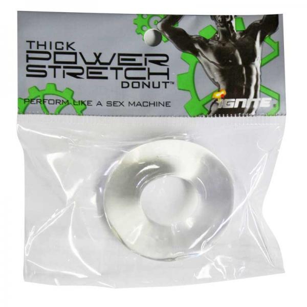 Thick Power Stretch Donut Ring Clear - Men's Toys - www.Coyha.com