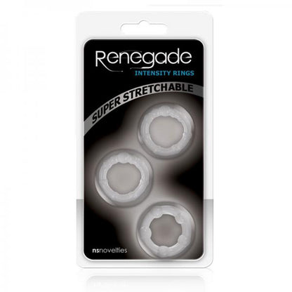 Renegade Intensity Rings 3 Clear Pack - Men's Toys - www.Coyha.com