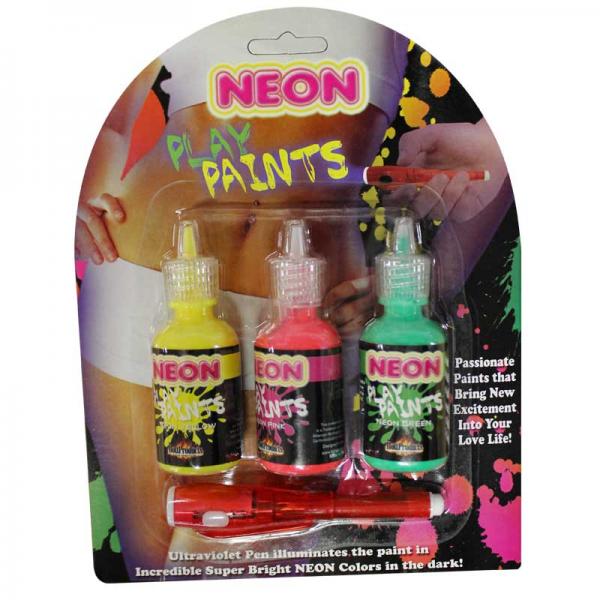 Neon Body Paints 3pk Card - Extras - www.Coyha.com