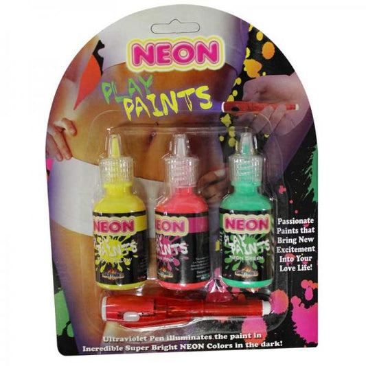 Neon Body Paints 3pk Card - Extras - www.Coyha.com