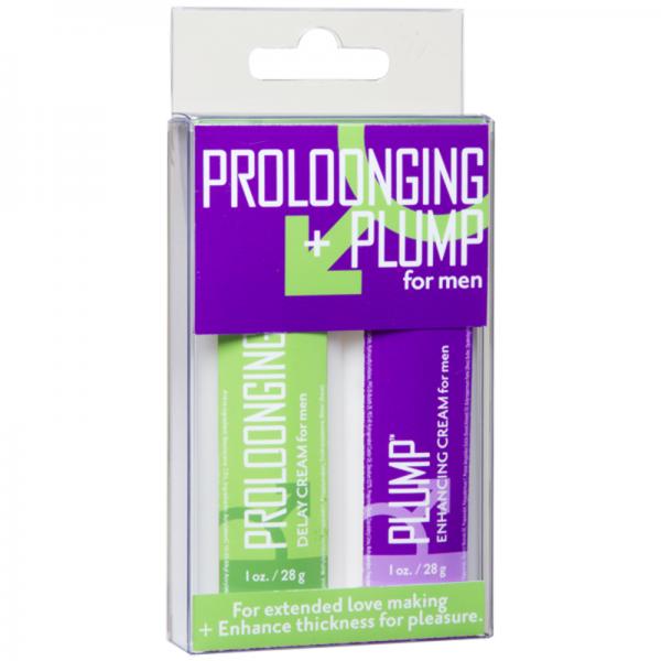 Proloonging + Plump for Men 2 Pack 1oz Bottles - Lubes & Lotions - www.Coyha.com