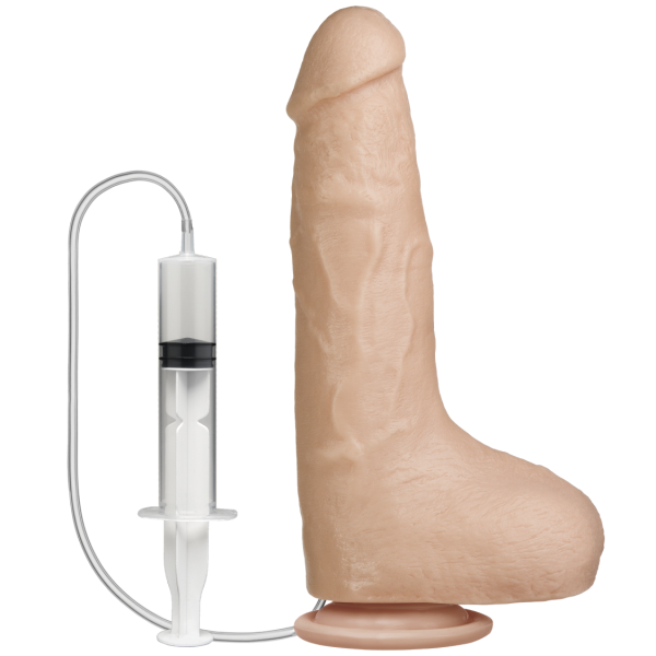 Squirting Realistic Dildo - Beige - Dildos - www.Coyha.com