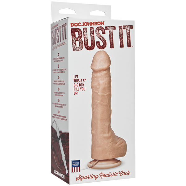 Squirting Realistic Dildo - Beige - Dildos - www.Coyha.com