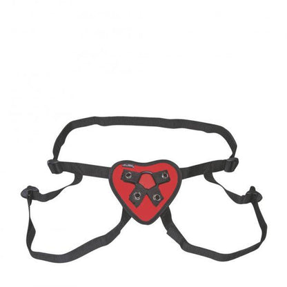 Lux Fetish Red Heart Strap On Harness O/S - Dildos - www.Coyha.com