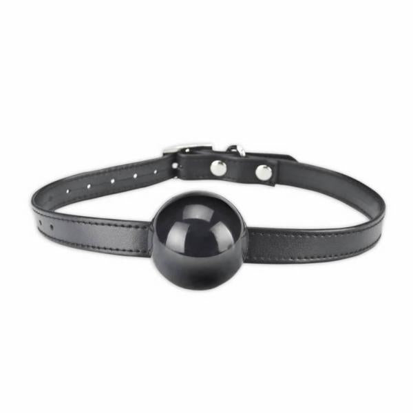 Lux Fetish Silicone Ball Gag Black O/S - Bondage - www.Coyha.com