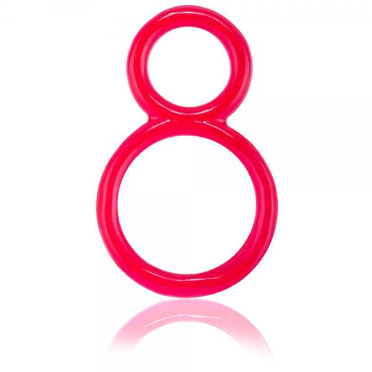 Ofinity Double Erection Ring Red - Men's Toys - www.Coyha.com