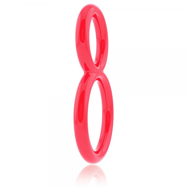 Ofinity Double Erection Ring Red - Men's Toys - www.Coyha.com