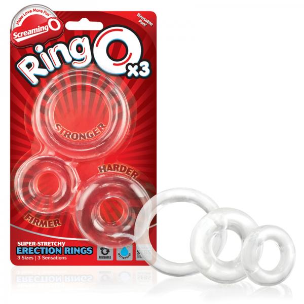 Screaming O Ringo X3 Clear - Men's Toys - www.Coyha.com