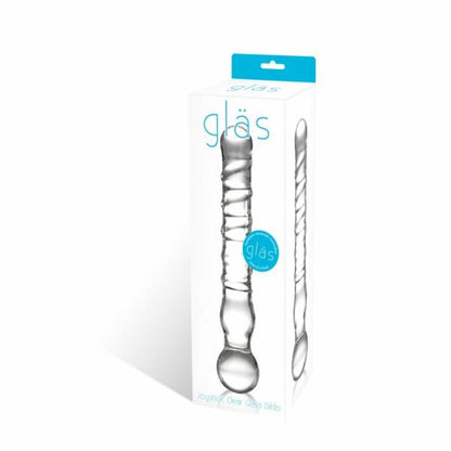 Joystick Glass Dildo Wand Anal & G-Spot Clear - Dildos - www.Coyha.com