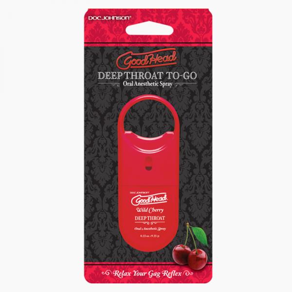 Goodhead To Go - Deep Throat Spray .33oz. Wild Cherry - Lubes & Lotions - www.Coyha.com