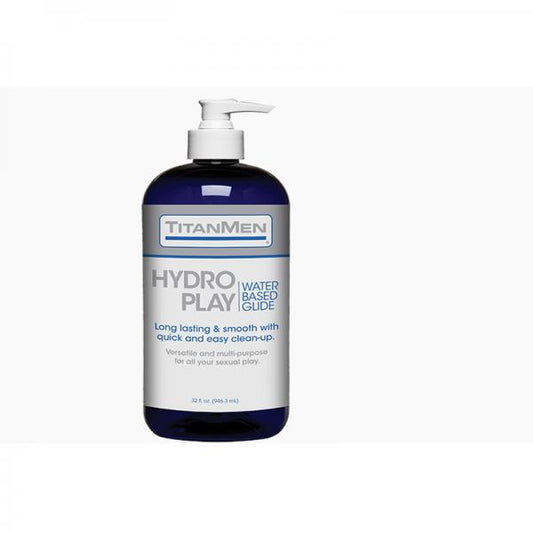 Titanmen Hydro Play Water Based Glide 32oz. - Lubes & Lotions - www.Coyha.com