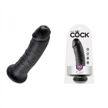 King C*ck 8 Inch Dildo - Black - Dildos - www.Coyha.com