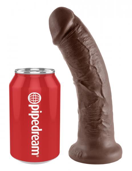 King C*ck 8 Inches Dildo - Brown - Dildos - www.Coyha.com