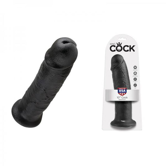 King Cock 10in Dildo - Black - Dildos - www.Coyha.com