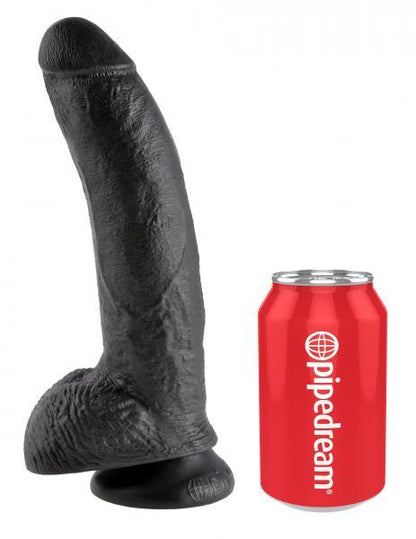 King Cock 9 inches Cock Balls Black - Dildos - www.Coyha.com