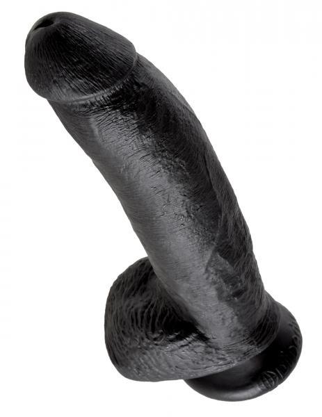 King Cock 9 inches Cock Balls Black - Dildos - www.Coyha.com