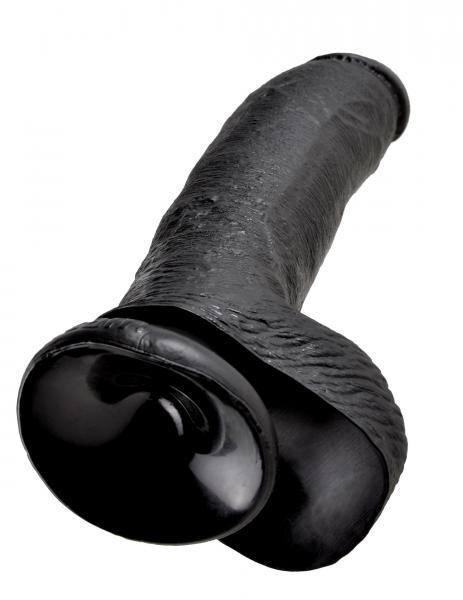 King Cock 9 inches Cock Balls Black - Dildos - www.Coyha.com