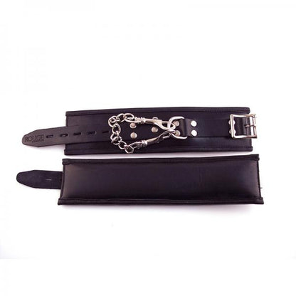 Rouge Padded Leather Wrist Cuffs Black - Bondage - www.Coyha.com