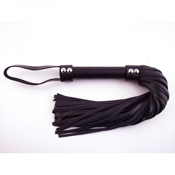 Rouge Short Leather Flogger Black - Bondage - www.Coyha.com