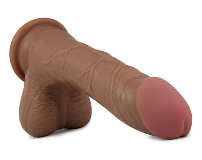 X5 Grinder Latin Realistic Dildo Brown - Dildos - www.Coyha.com