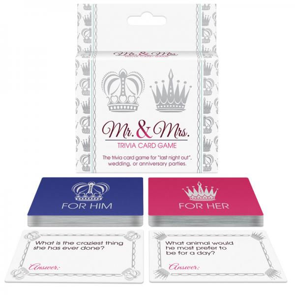 Mr. And Mrs. Trivia Card Game - Extras - www.Coyha.com