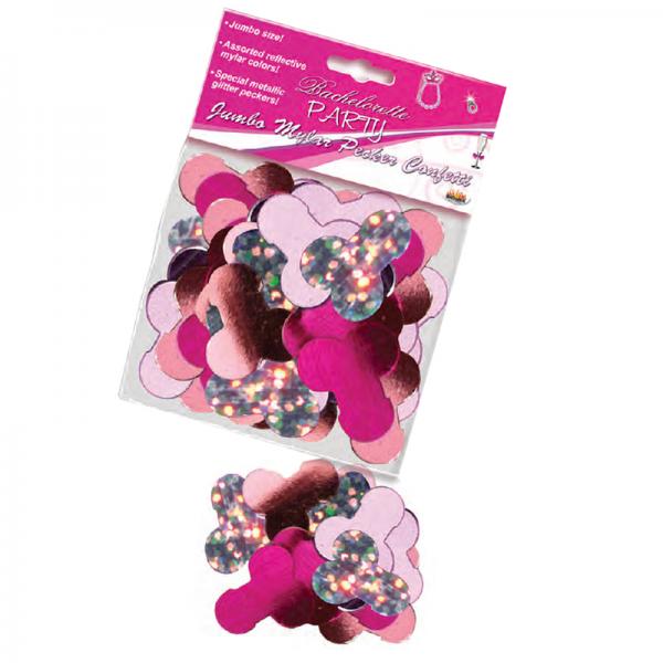 Jumbo Mylar Pecker Party Confetti - Extras - www.Coyha.com