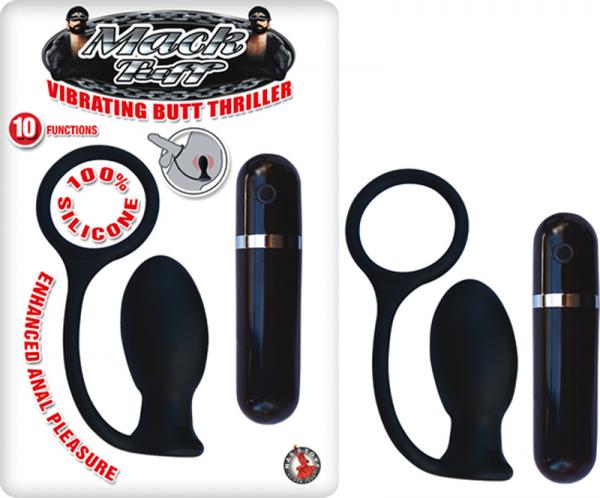 Mack Tuff Vibrating Butt Thriller Black - Anal Toys - www.Coyha.com