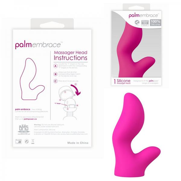 Palm Embrace Silicone Head Attachment - Vibrators - www.Coyha.com