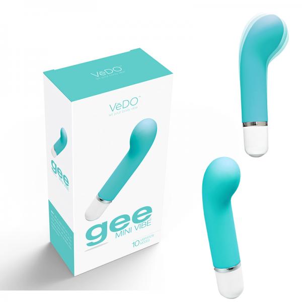 Vedo Gee Mini Vibe Tease Me Turquoise - Vibrators - www.Coyha.com