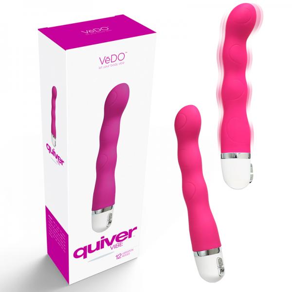 Vedo Quiver Mini Vibe Hot In Bed Pink - Vibrators - www.Coyha.com