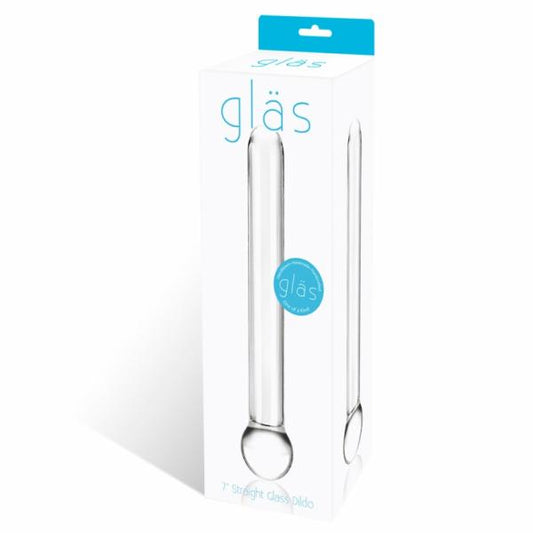 Glas 7 inches Straight Glass Dildo Clear - Dildos - www.Coyha.com