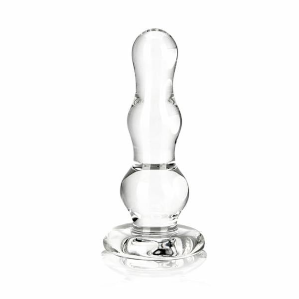 Glass Butt Plug 4 Inches Clear - Anal Toys - www.Coyha.com