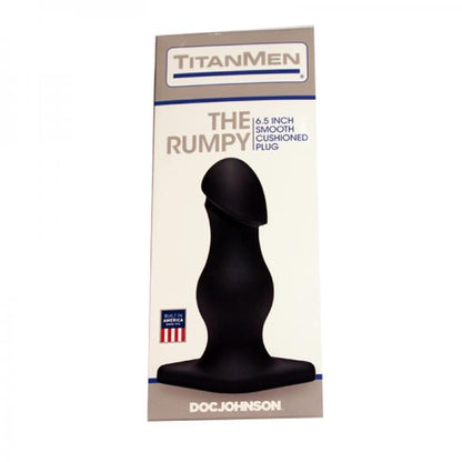 Titanmen The Rumpy Black Butt Plug - Anal Toys - www.Coyha.com