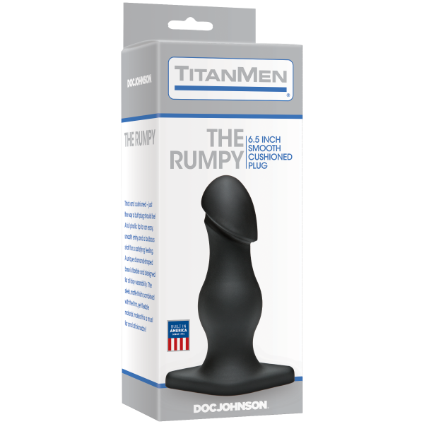 Titanmen The Rumpy Black Butt Plug - Anal Toys - www.Coyha.com