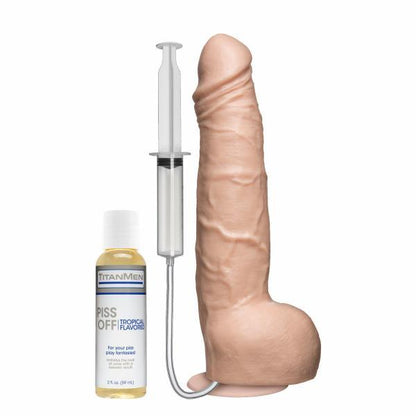 Piss Off Dildo with Suction Cup - Beige - Dildos - www.Coyha.com