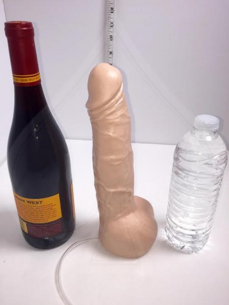 Piss Off Dildo with Suction Cup - Beige - Dildos - www.Coyha.com