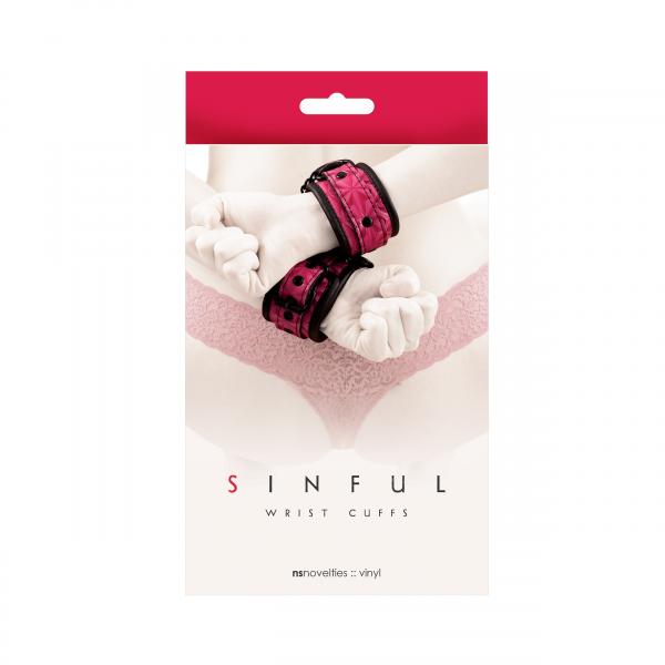 Sinful Wrist Cuffs Pink - Bondage - www.Coyha.com