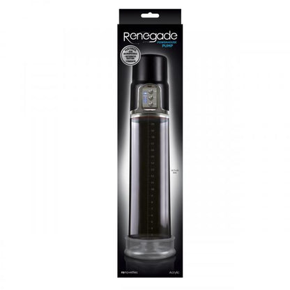 Renegade Powerhouse Pump Rechargeable Black - Men's Toys - www.Coyha.com