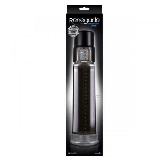 Renegade Powerhouse Pump Rechargeable Black - Men's Toys - www.Coyha.com