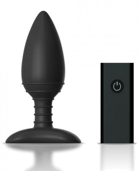 Nexus Ace Remote Control Large Butt Plug Black - Anal Toys - www.Coyha.com