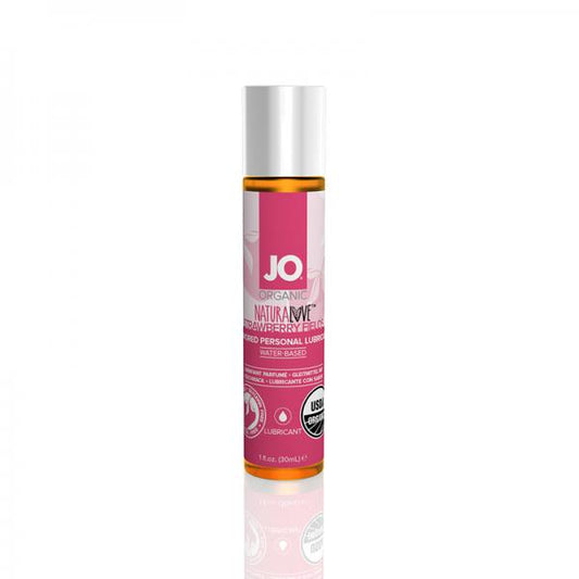 Jo Usda Organic - Strawberry - Lubricant (water-based) 1 Fl Oz / 30 Ml - Lubes & Lotions - www.Coyha.com